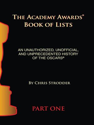 cover image of The Academy Awards Book of Lists